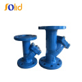 Industrial Ductile Iron Cast Iron GG25 Water Meter Y Type Pipeline Strainer Valve With Flange End